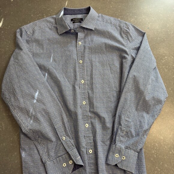 Bugatchi Shapped Fit Mens Shirt - Picture 2 of 10